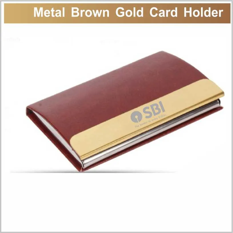 SBI Metal Card Holder | Customised card holder